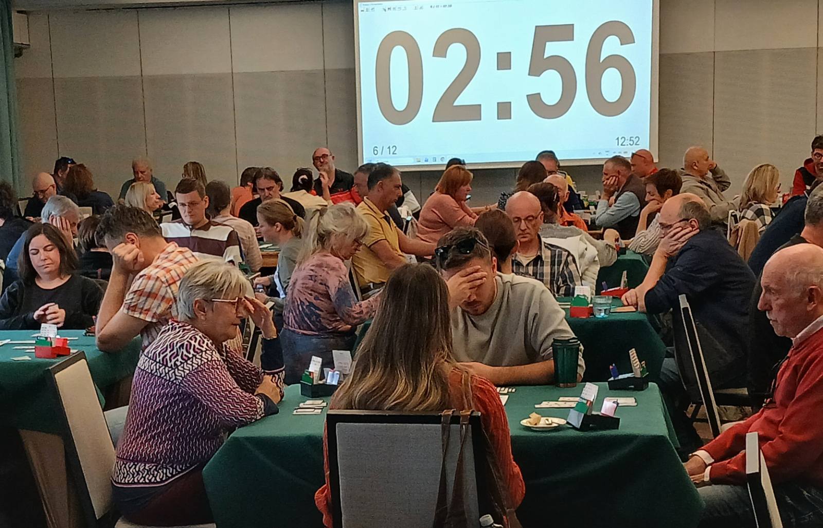 Igrači tijekom Prvenstva Hrvatske u mješovitim parovima 2026.